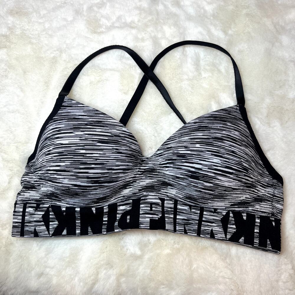 VICTORIA'S SECRET PINK Lightly Lined Bralette Adjustable Straps Size XS
